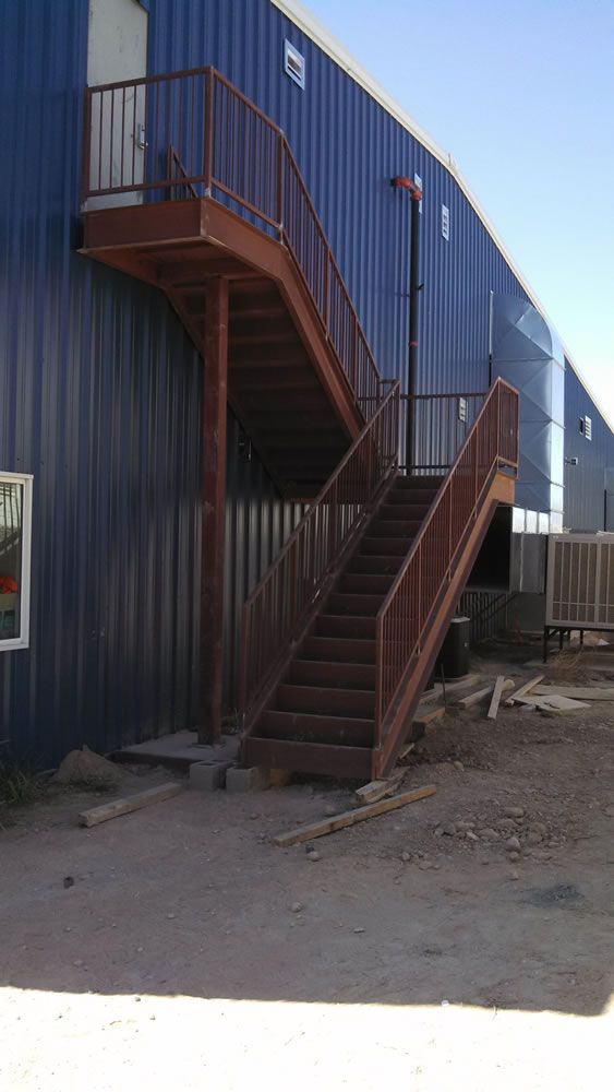 Brown stairs
