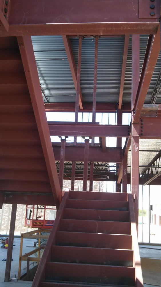 Red stairs